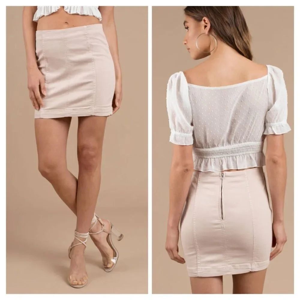 Free People Modern Femme Denim Mini Skirt Size 10